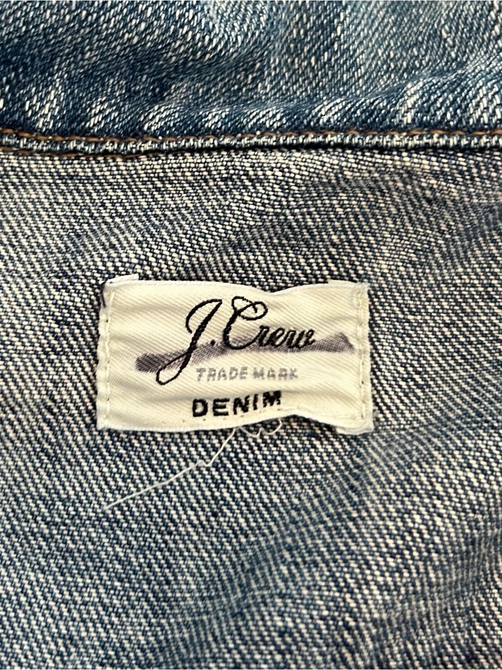 J. Crew Blue Denim Jacket with Button Front - Picture 7 of 11